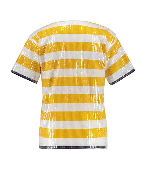 Tee-shirt Yesterday à sequins Alberta Ferretti