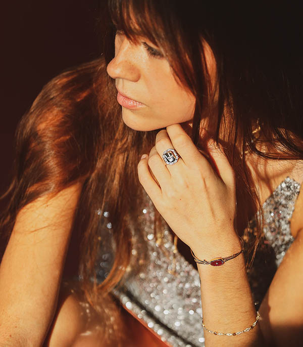 Bague Céleste chevalière Stone Paris