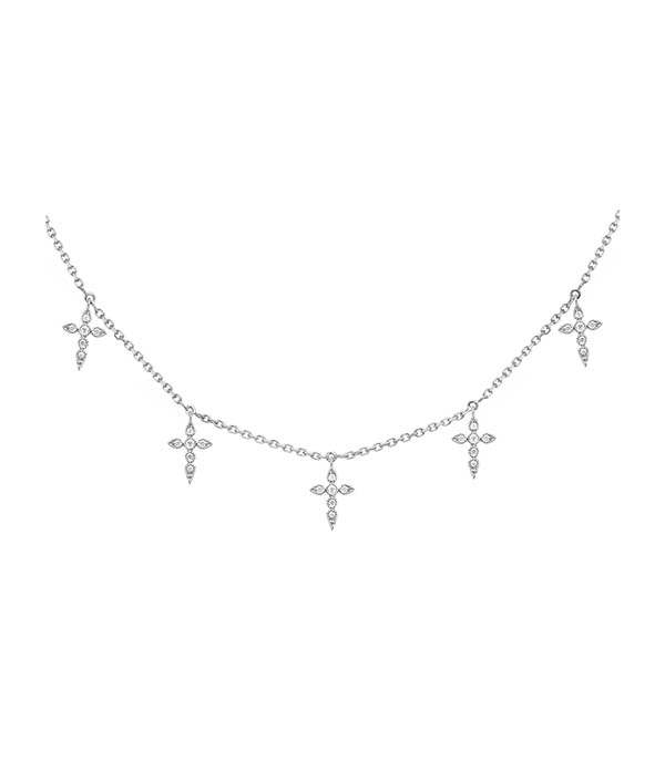 Collier Céleste Lovely en or blanc Stone Paris