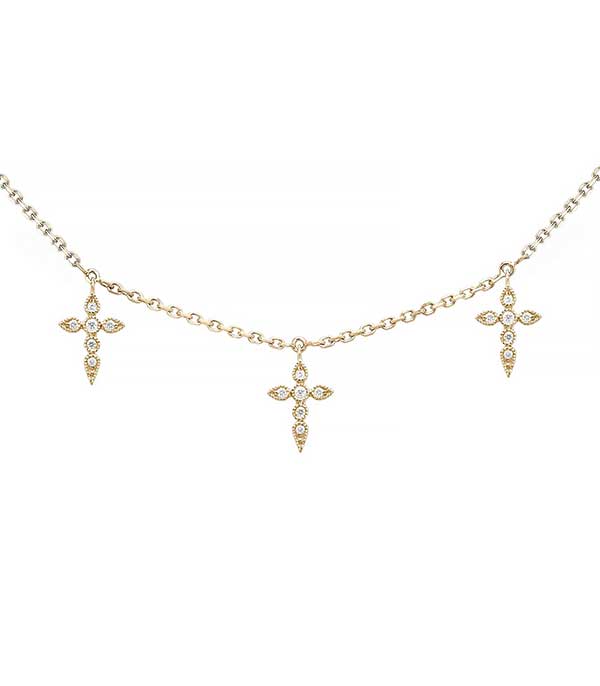 Collier Céleste Lovely en or jaune Stone Paris