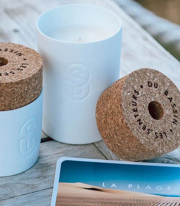 Bougie parfumée La Plage taille L Les Senteurs du Bassin