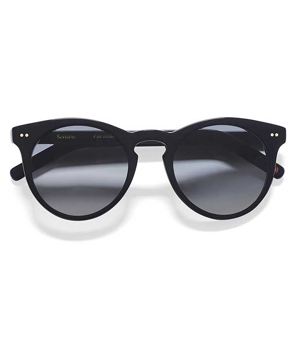 Lunettes de soleil Cl.107 Noir brillant Sensee