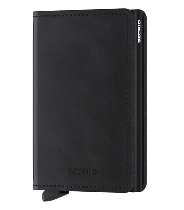 Porte-Carte Slimwallet Vintage Black Secrid