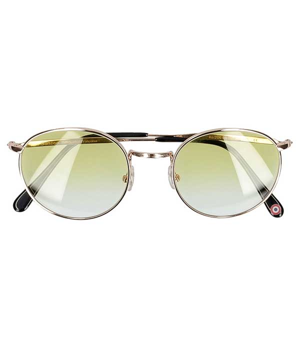 Lunettes de soleil Ro.206 Or rose verres jaunes Sensee