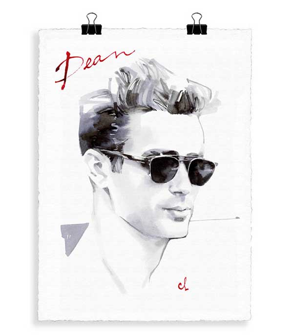 Portrait J1 James Dean 56 x 76 cm Image Republic