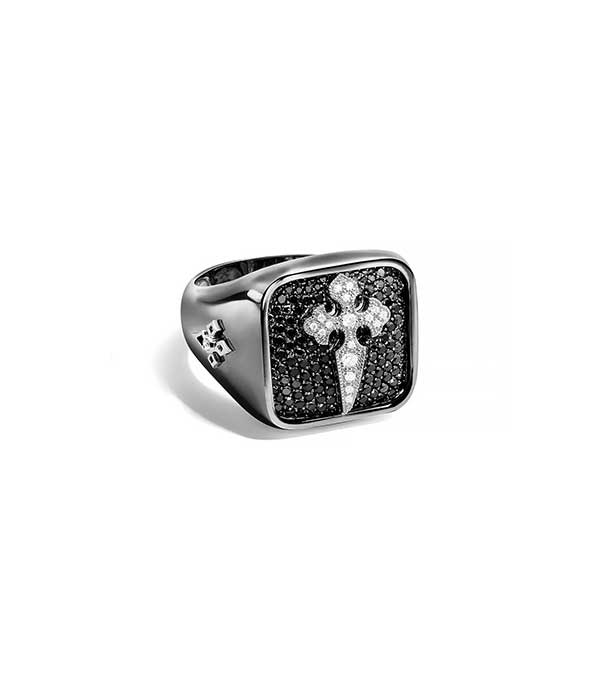 Chevalière Blood Diamonds Stone Paris - Taille 54