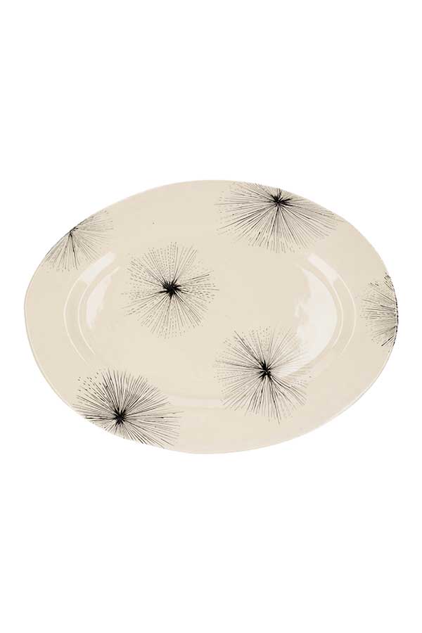 Plat en céramique Porc-épic Three Seven