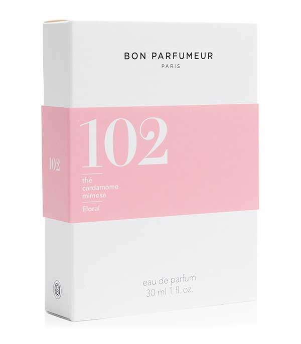 Eau de Parfum 102 Thé, Cardamome, Mimosa 30 ml Bon Parfumeur