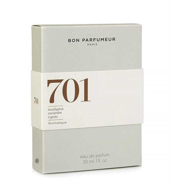 Eau de Parfum 701 Eucalyptus, Coriandre, Cyprès 30 ml Bon Parfumeur