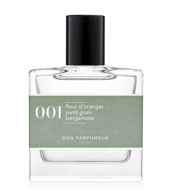 Eau de Cologne 001 Fleur d'Oranger, Petit Grain, Bergamote 30 ml Bon Parfumeur