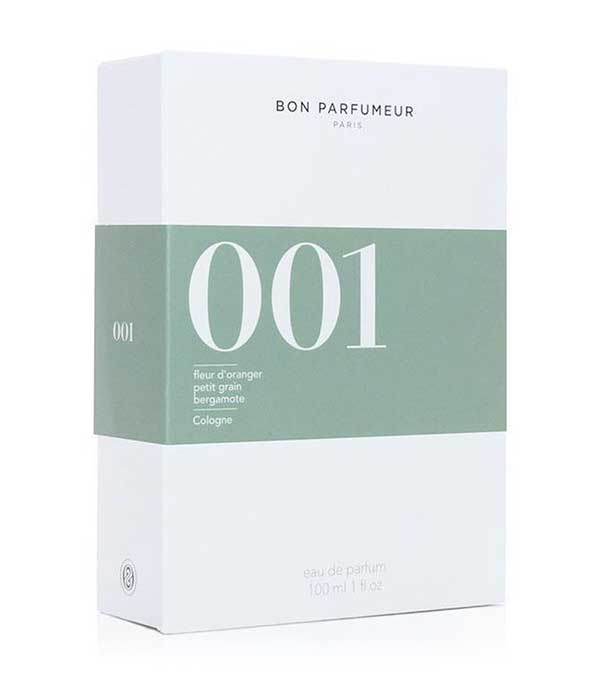 Eau de Cologne 001 Fleur d'Oranger, Petit Grain, Bergamote 30 ml Bon Parfumeur