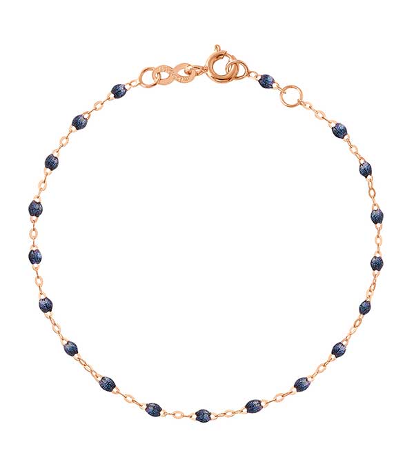 Bracelet Or rose et Perles de résine Gigi Clozeau