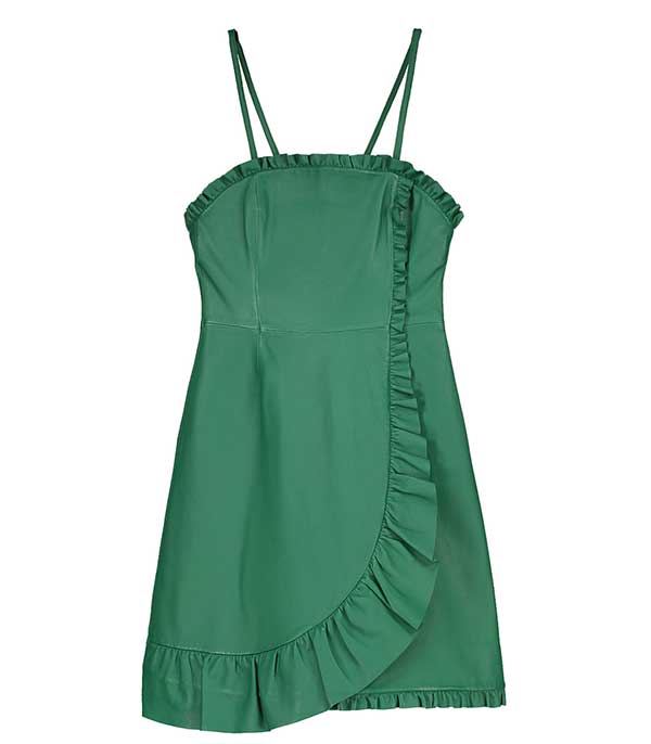 Robe cuir Alexa Chung