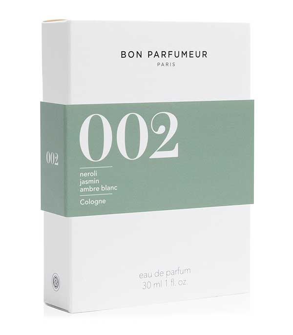 Eau de parfum 002 Néroli, Jasmin, Ambre blanc 30 ml  Bon Parfumeur