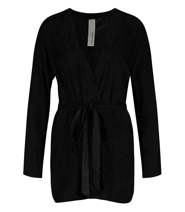 Veste longue en cuir d'agneau Giorgio Brato