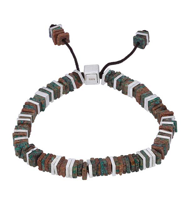 Bracelet Razze Square à perles carrées M.Cohen by Maor