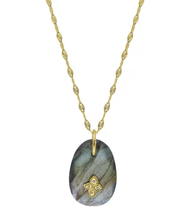 Collier Gaia n°1 Labradorite Pascale Monvoisin
