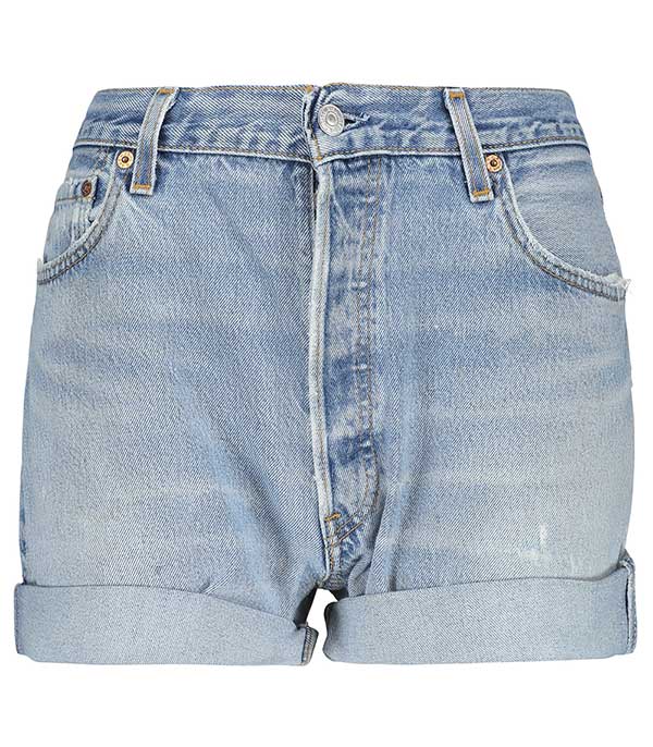 Short en jean The 90's short RE/DONE - Taille 23