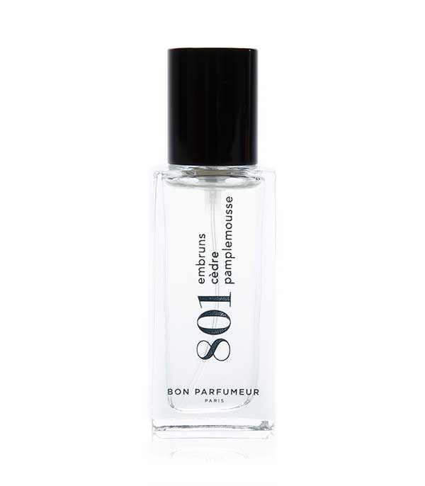 Eau de Parfum 801 Embruns, Cèdre, Pamplemousse 15 ml Bon Parfumeur