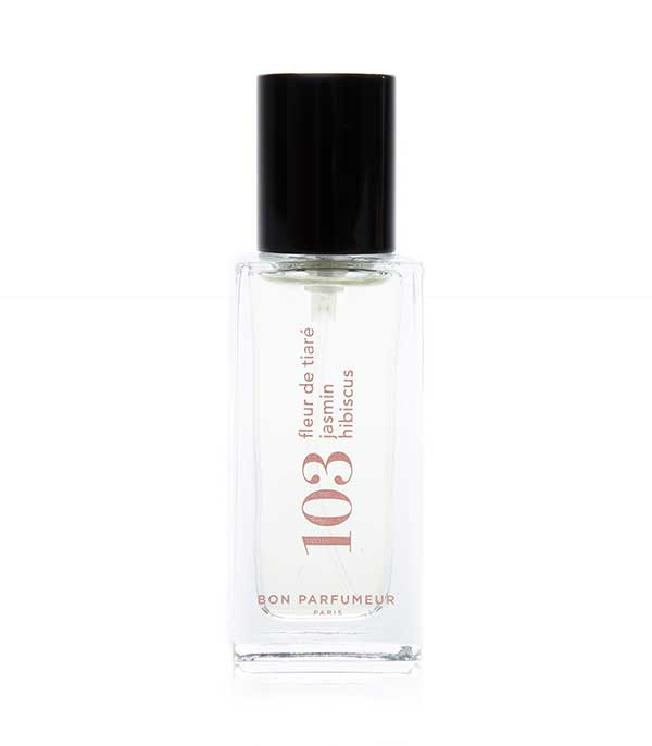 Eau de Parfum 103 Fleur de Tiaré Jasmin Hibiscus 15 ml Bon Parfumeur