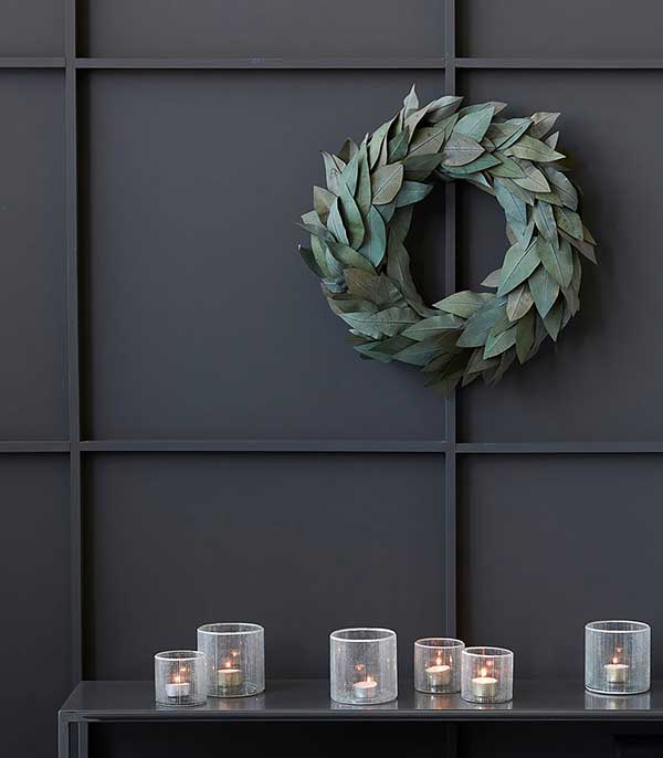 Couronne de Noël Feuilles House Doctor