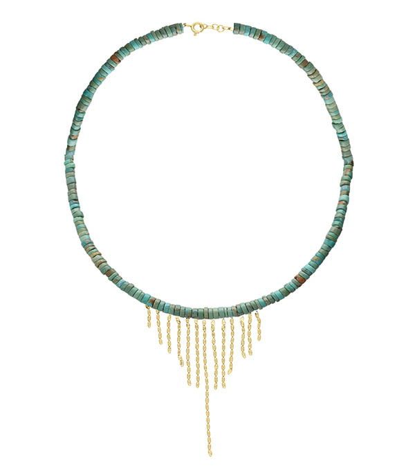 Collier Taylor n° 3 Turquoise Pascale Monvoisin