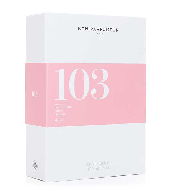 Eau de Parfum 103 Fleur de Tiaré, Jasmin, Hibiscus 100 ml Bon Parfumeur