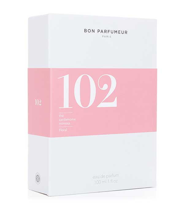 Eau de Parfum 102 Thé, Cardamome, Mimosa 100 ml Bon Parfumeur