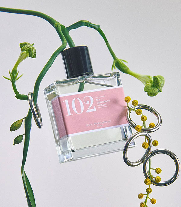 Eau de Parfum 102 Thé, Cardamome, Mimosa 100 ml Bon Parfumeur