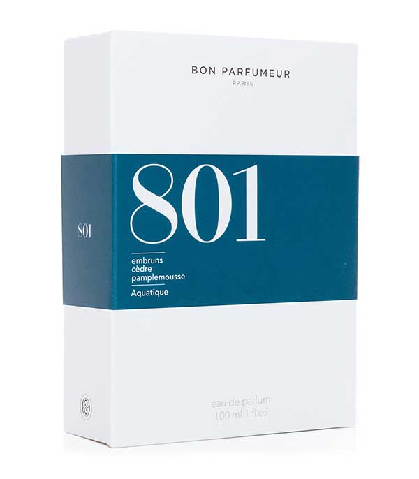 Eau de Parfum 801 Embruns, Cèdre, Pamplemousse 100 ml Bon Parfumeur