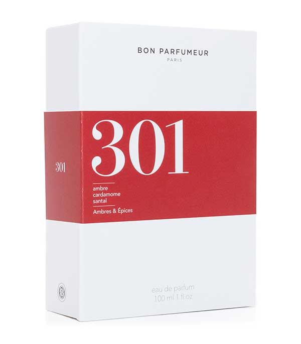 Eau de Parfum 301 Ambre, Cardamome, Santal 100 ml Bon Parfumeur
