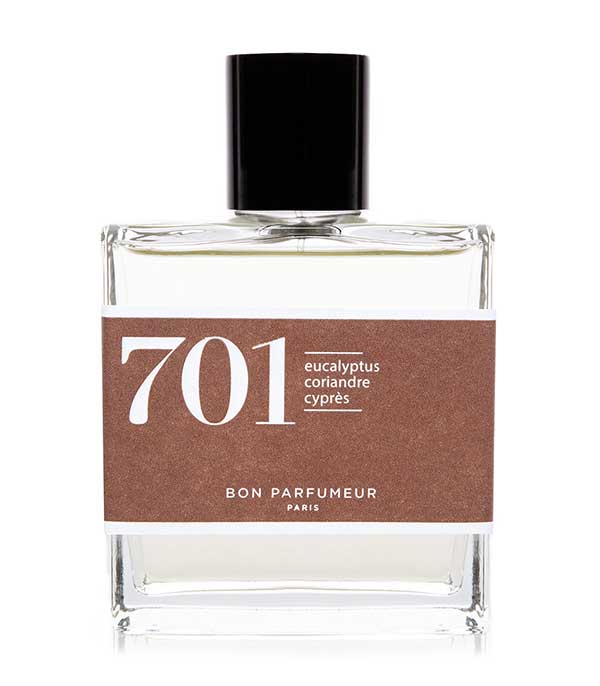 Eau de Parfum 701 Eucalyptus, Coriandre, Cyprès 100 ml Bon Parfumeur