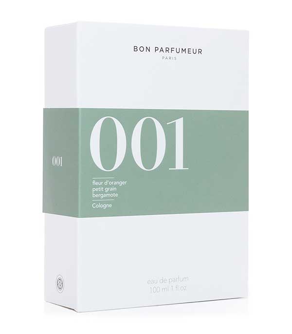 Eau de Cologne 001 Fleur d'oranger, Petit grain, Bergamote 100 ml Bon Parfumeur