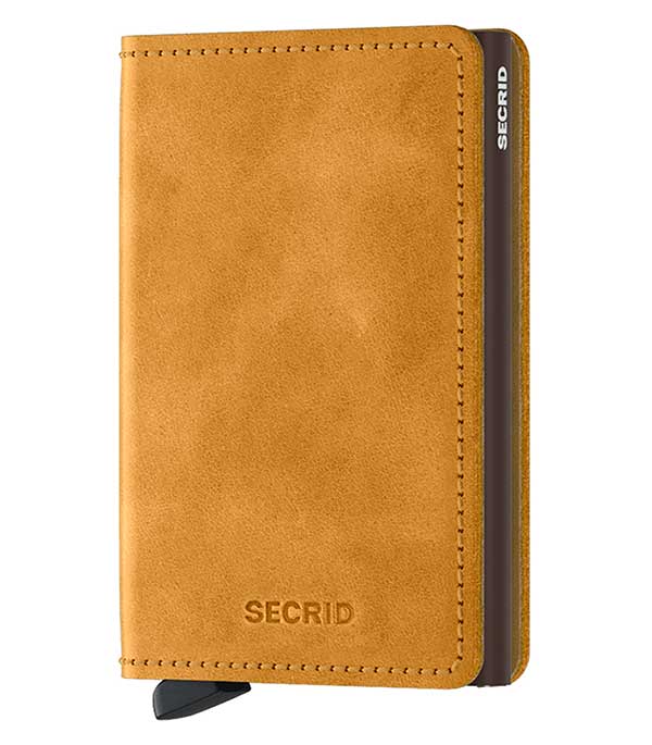 Porte-Carte Slimwallet Vintage Ocre Secrid
