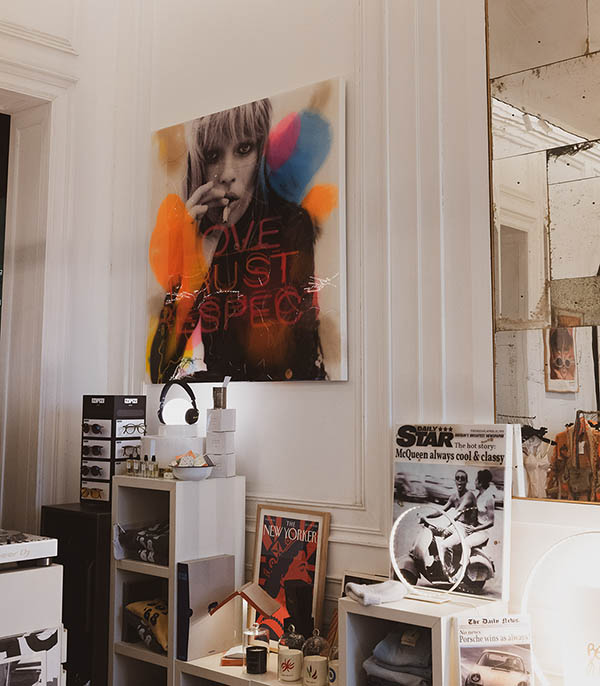 Tableau Respect 130x130cm Jörg Döring