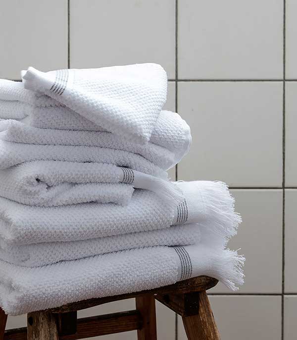 Pack de 3 serviettes de toilette 30x30cm Meraki