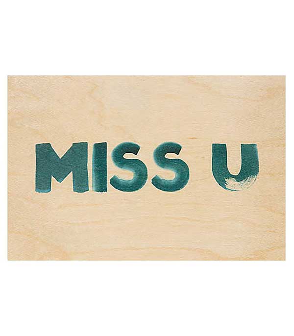 Carte Miss U Woodhi