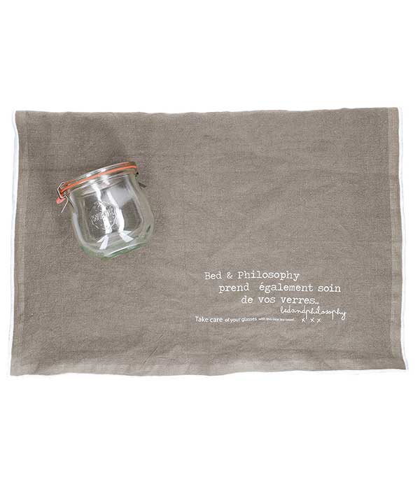 Torchon Cook 45 x 65 cm + bocal (pas de vente web) Bed and Philosophy