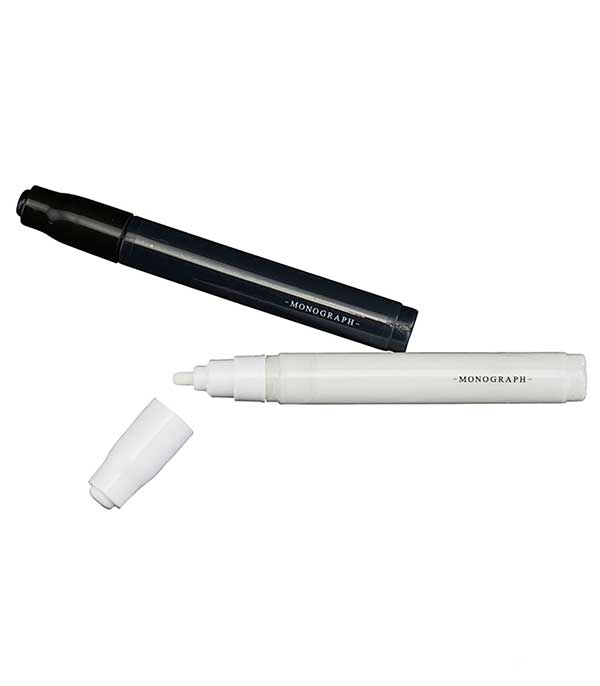 Marqueurs pinceaux 2 couleurs Monograph
