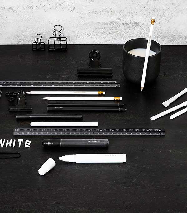 Marqueurs pinceaux 2 couleurs Monograph