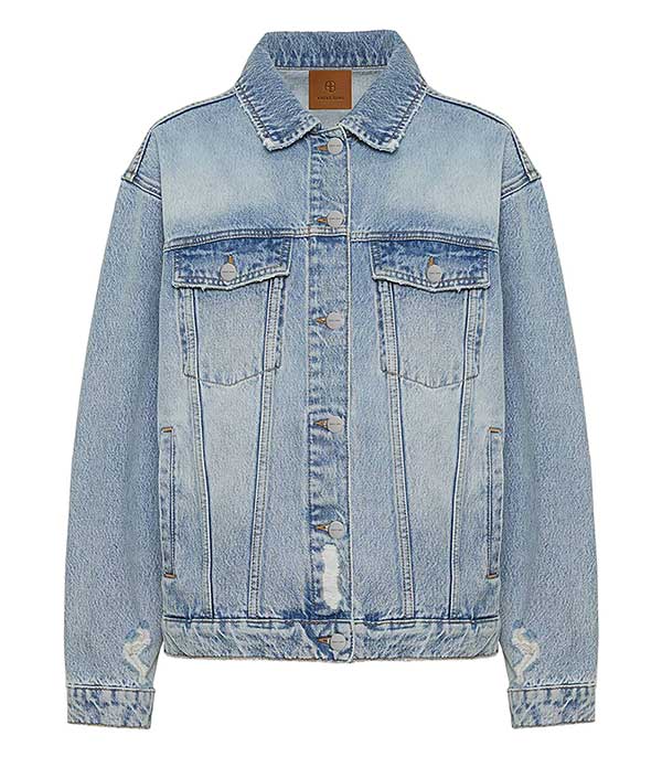 Veste en jean oversize Rory vintage blue Anine Bing