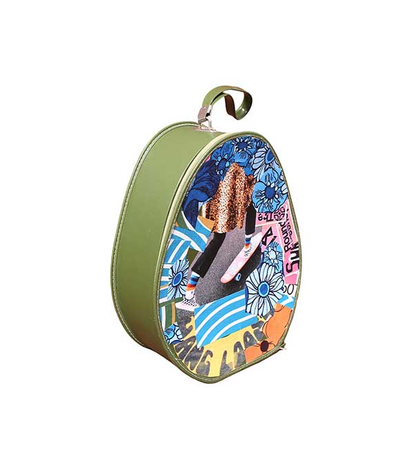 Vanity ovale vintage customisé 31 x 25 x 15 cm Find Your California