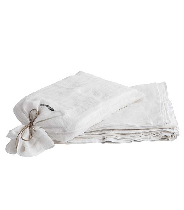 Voile de voyage lin 270 x 300 cm Maison de Vacances