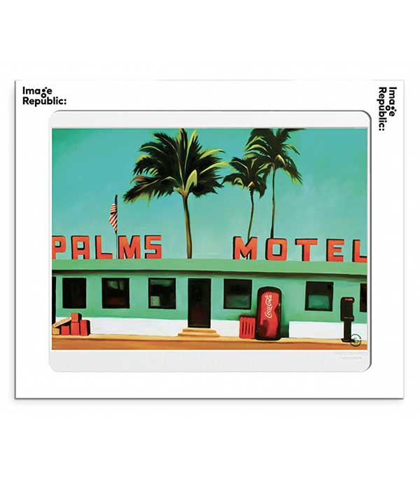 Affiche Palms Motel 40 x 50 cm Image Republic