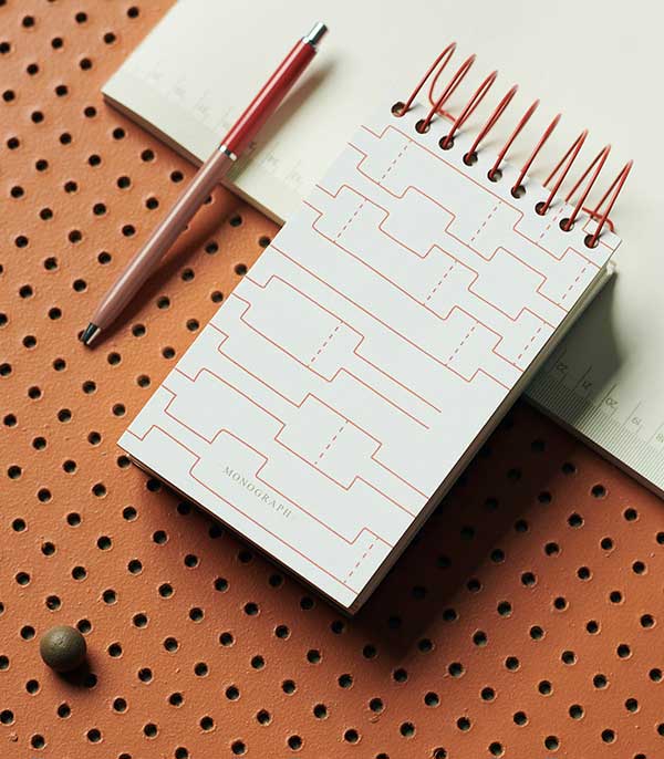 Bloc-notes à spirale Monograph