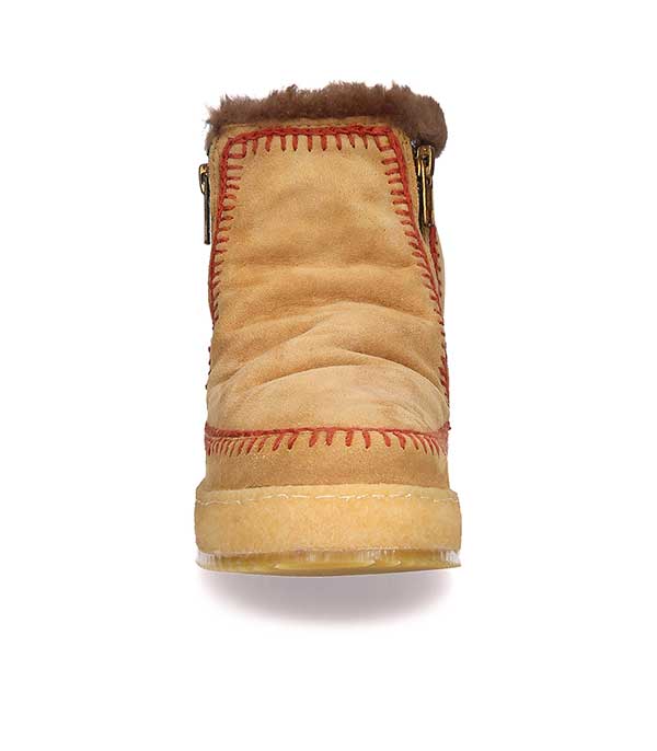 Boots Setsu Crochet Saffron Suede/Rust laidback london
