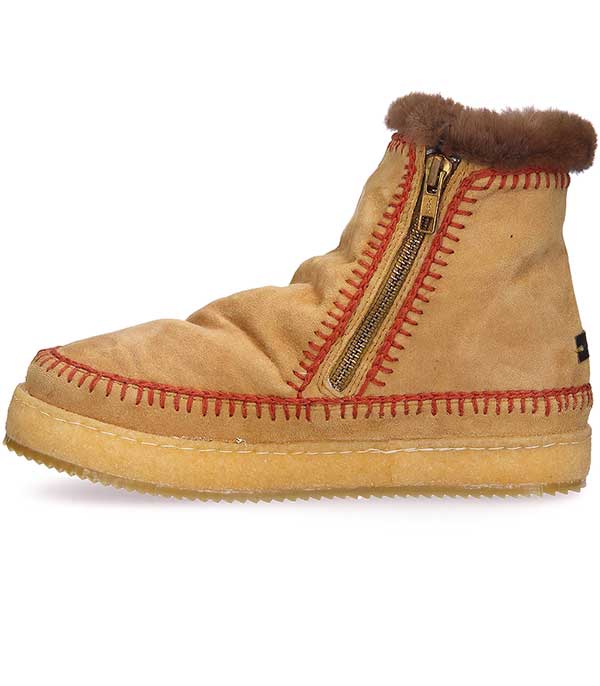 Boots Setsu Crochet Saffron Suede/Rust laidback london
