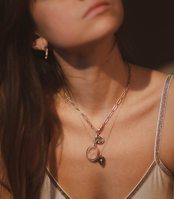 Collier Initiale N°5 or Pascale Monvoisin