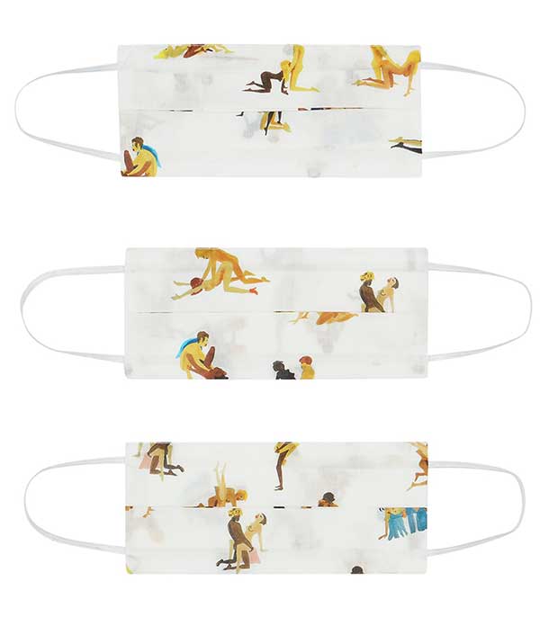 Lot de 3 masques Couple X  G.Kero à -60%