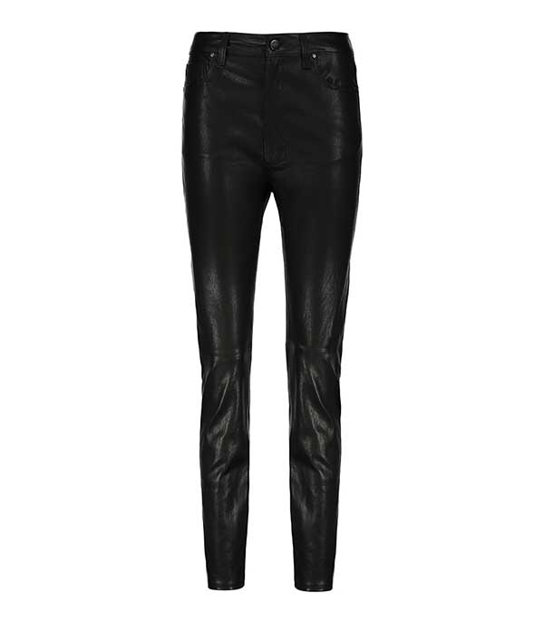 Pantalon en cuir Jagger Anine Bing